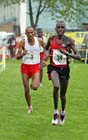 Peter Lemuya outsprints No 3 Tewodros Shiferaw to win the 2012 Blaydon Races on June 9th.